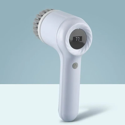Light Gray 5-in-1 Electric Power Scrubber – Deep Cleaning Brush for Bathroom & Kitchen, Dish Wash (Copy)